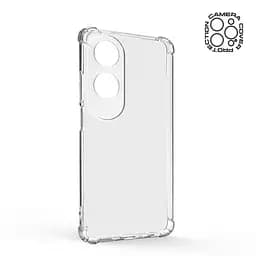 Прозрачный чехол для OPPO A60 4G с защитой камеры и усиленными бортами, тонкий, силиконовый, бесцветный, ударопрочный, противоударный бампер с закрытой камерой, ArmorStandart (ARM78602) - мініатюра 2