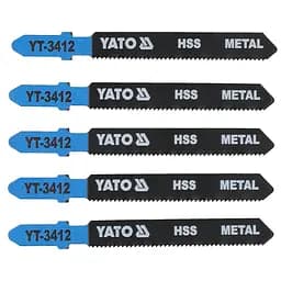 Набор полотен для электролобзика Yato 21 TPI 75 мм 5 шт. (YT-3412)