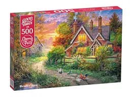 Пазлы CherryPazzi Тепло дома, 500 элементов, 34.5x50 см, 20173