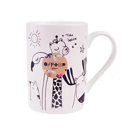 Чашка Offtop, 350 мл, Жираф, білий (863153)
