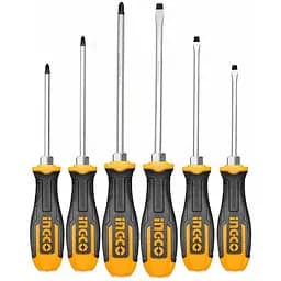 Набір ударних викруток Ingco Industrial 6 шт. (HSGT680608)