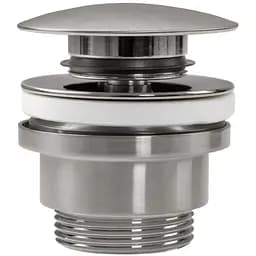 Донний клапан для умивальника Rea click-clack nikiel brushed REA-A6000, Никель