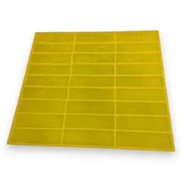 Гибкая полиуретановая форма для изготовления декоративного кирпича A.N.B. "ТРАВЕРТИН" на 27 плиток