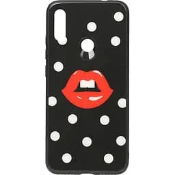Чохол-накладка Toto Cartoon Print Glass Case Xiaomi Redmi Note 7 Red Lips