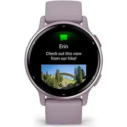 Смарт-годинник Garmin Vivoactive 5 Metallic Orchid Aluminum Bezel with Orchid Case and Silicone Band (010-02862-13) [111830] - мініатюра 3