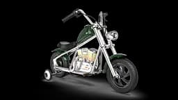 Дитячий електромотоцикл Hyper Gogo Cruiser 12 Plus з додатком 24 В, Green (785034006821) - мініатюра 9