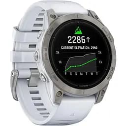 Смарт-годинник Garmin Epix Pro Gen 2 Sapphire 47 mm Titanium w. Whitestone Band (010-02803-20/21) - мініатюра 3