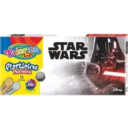 Пластилин Colorino Star Wars, 12 цветов (89496PTR)