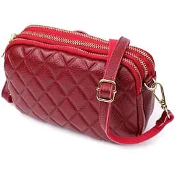 Сумка для женщин Vintage на три отделения из натуральной кожи 19х12х6.5 см sum0027533