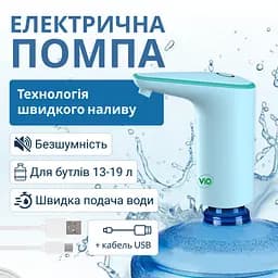 Електрична помпа для води ViO E11, блакитна