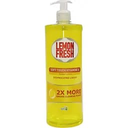 Жидкость для мытья посуды Lemon Fresh 1 л желтая