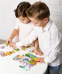 М'які пазли Vladi Toys Зоопарк, укр.мова, 35 елементів (VT1102-33) - мініатюра 4