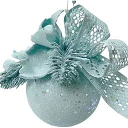 Набір новорічних куль із декором Dashuri 2 штуки по 10 см, атлантик 100126699