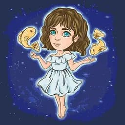 Картина по номерам "Знаки зодиака. Рыбы" ©VIKTORIA.GRO.ART 10099-AC 40х40 см