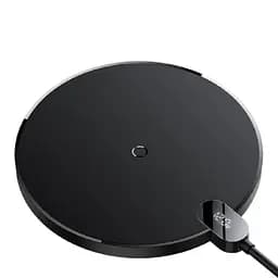 Бездротовий зарядний пристрій Baseus Digital LED Display Gen 2 Wireless Charger 15W CCED000001 Black