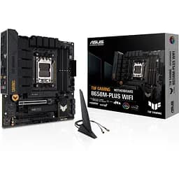 Материнська плата Asus TUF Gaming B650M-E WIFI sAM5 B650 4xDDR5 M.2 HDMI DP Wi-Fi BT mATX - мініатюра 9