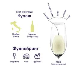Упаковка ігристого вина Bolgrad Prosecco біле екстра-сухе 4.5 л (0.75 л x 6 шт.) - мініатюра 3