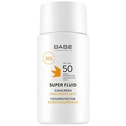 Сонцезахисний флюїд для обличчя Babe Laboratorios Sun Protection SPF 50, 50 мл (8437014389449)