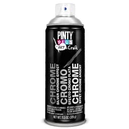 Краска-аэрозоль хром-эффект ART & CRAFT Серебро 200 мл PINTYPLUS
