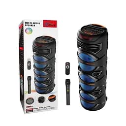 Безпровідна караоке колонка Sing-e ZQS8302 з підсвічуванням та мікрофоном