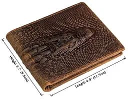 Чоловічий шкіряний гаманець Vintage 11.5x9.5 см acs0015358 - мініатюра 3
