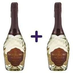 Вино ігристе Mondoro Prosecco DOC біле екстрасухе 0.75 л х 2 шт.