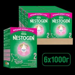 Суха молочна суміш Nestogen 2 з лактобактеріями L. Reuteri 1000 г - мініатюра 7