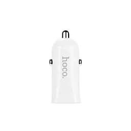 Автомобільний зарядний пристрій Hoco Z12 2 USB White