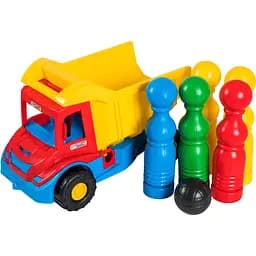 Машинка Tigres Multi truck грузовик с кеглями 40 см (39220)