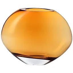 Ваза Krosno Casual темно-янтарная h21 см (921754)