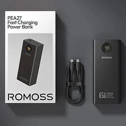 Універсальна мобільна батарея Romoss PEA27S Pro 27000mAh 65W Black (PEA27-282-2111H) - мініатюра 8