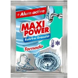 Средство для чистки труб Maxi Power с холодной водой, гранулированное, 80 г