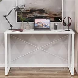 Письмовий стіл Ferrum-decor Серії Конект 75x120x60 білий ДСП Біле 16мм (FRD-104207)