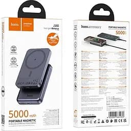 Зовнішній акумулятор Hoco J160 5000mAh 20W Black [161348] - мініатюра 7