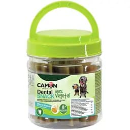 Лакомство для собак Camon Dental Snack Овощные рифленые палочки с рисом и картошкой 400 г