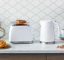 Електрочайник Russell Hobbs Honeycomb White - мініатюра 2