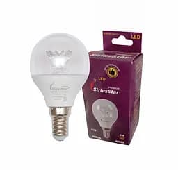 Светодиодная лампа SIRIUSSTAR 3304 G45 crystal 6W-4000K-E14
