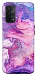 Чехол Demsky Розовый мрамор 2 для Oppo A54 4G