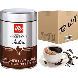 Кофе Illy Monoarabica India в зернах 250 г ж/б (ящик 12 шт)