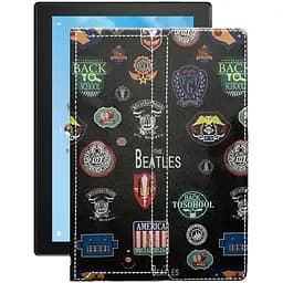 Чехол StatusCASE из экокожи для планшета Lenovo Tab 4 10 X304L LTE Битлз