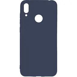 Чохол-накладка Toto 1 mm Matt TPU Case HuAwei Y7 2019 Navy Blue