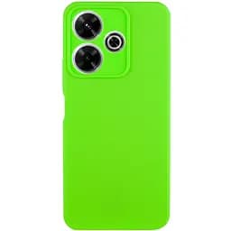 Чохол Lakshmi Silicone Cover Full Camera AA для Xiaomi Redmi 13 4G/Poco M6 4G Салатовий/Neon Green