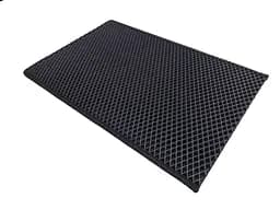 Коврик под кошачий лоток Эвамур 60 x 40 см Черный
