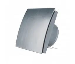 Декоративний малошумний вентилятор MMotors MM 100, 169 м³/ч, зі зворотним клапаном, сріблий