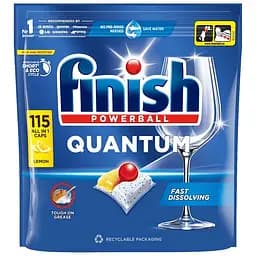 Средство для мытья посуды Finish Quantum All in 1 Лимон 115 таблеток