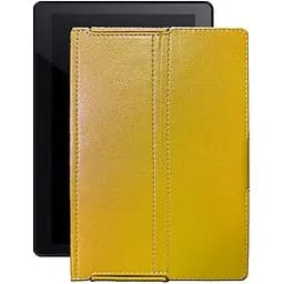 Чохол StatusCASE з екошкіри для планшету Pixus Sprint Жовтий