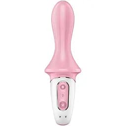 Надувной анальный вибратор Satisfyer Air Pump Booty 5+ 19 см розовый