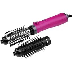 Фен-щітка для волосся Kemei KM-8000 стайлер з насадкою, що обертається, гребінець з гарячим повітрям 1000 Вт