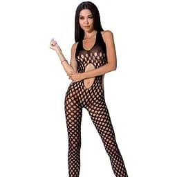Бодістокінг Passion BS065 комбінезон велика сітка S/M/L black