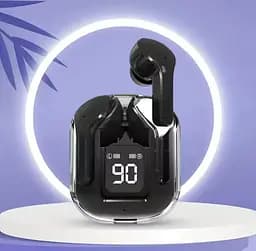 Бездротові Bluetooth-навушники з цифровим дисплеєм і Hi-Fi T2 TWS  звуком Чорні - мініатюра 4